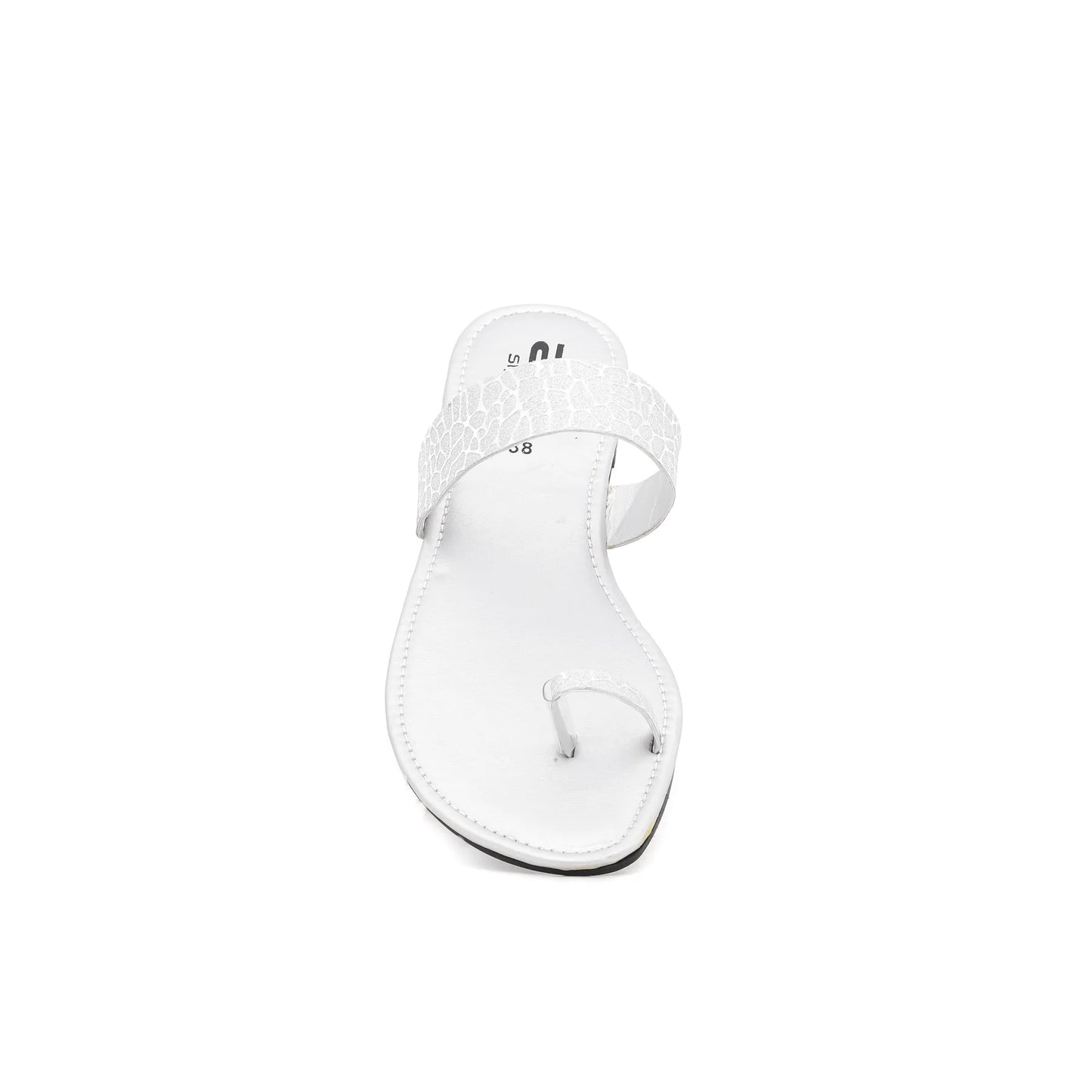 Silver Casual Chappal For Ladies BM1256