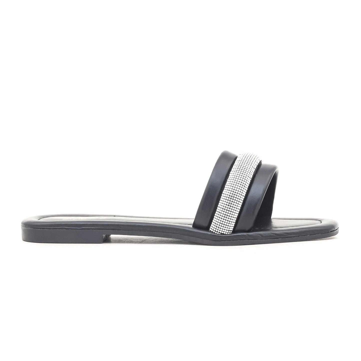 Black Casual Slipper For Ladies BM1275