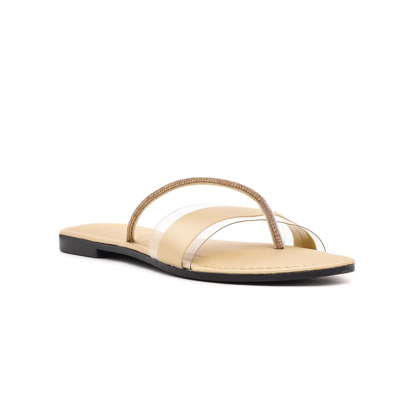 Golden Casual Chappal For Ladies BM1418