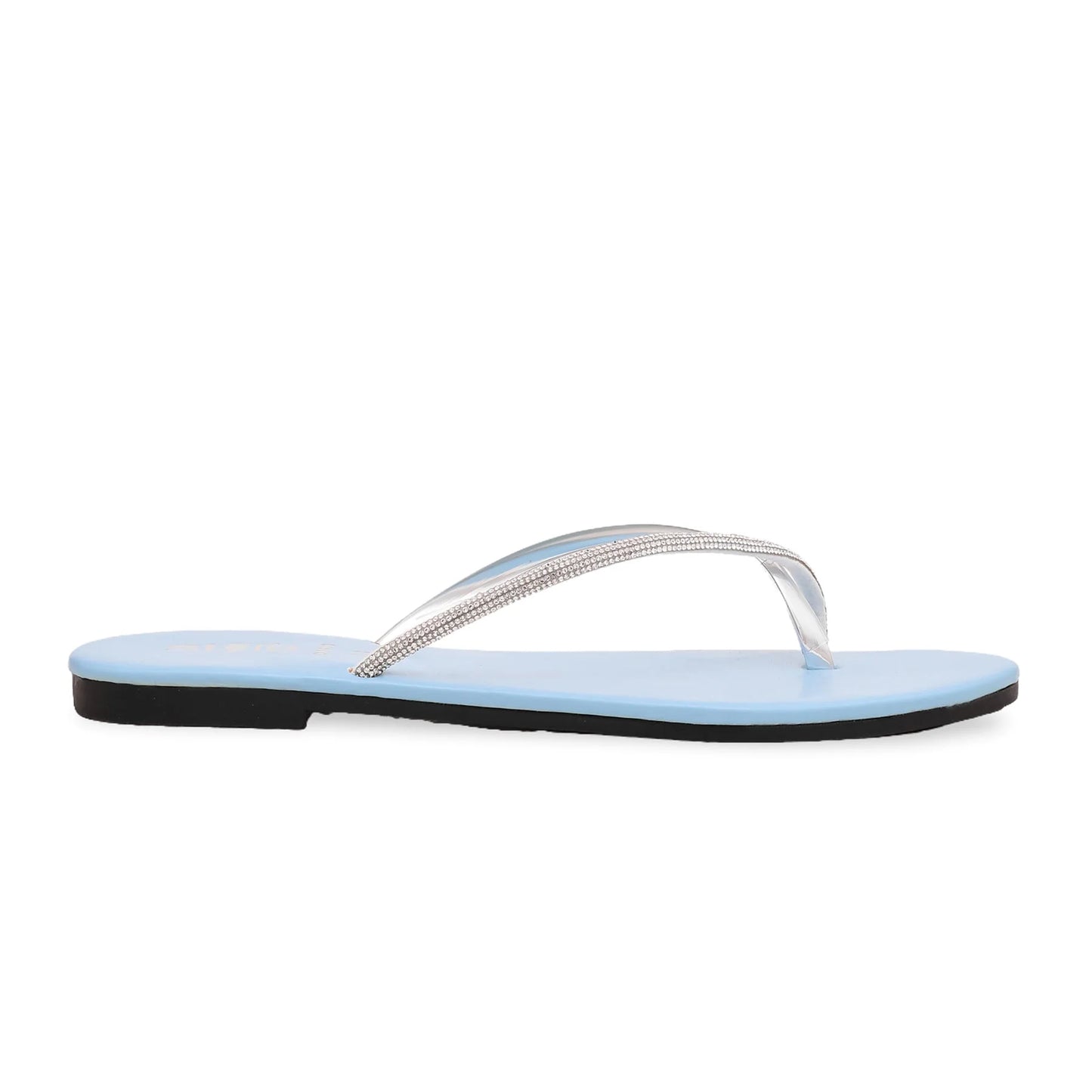 Aqua Green Casual Chappal For Ladies BM1679
