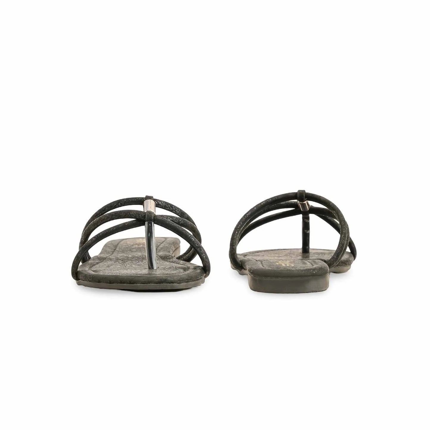 Black Casual Chappal For Ladies BM1701