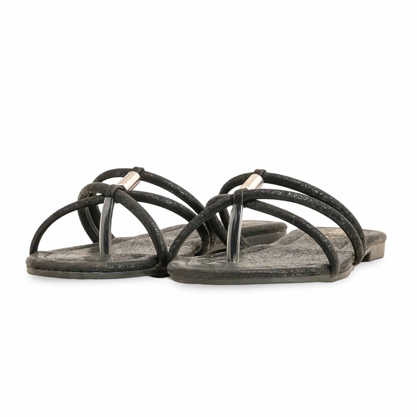 Black Casual Chappal For Ladies BM1701