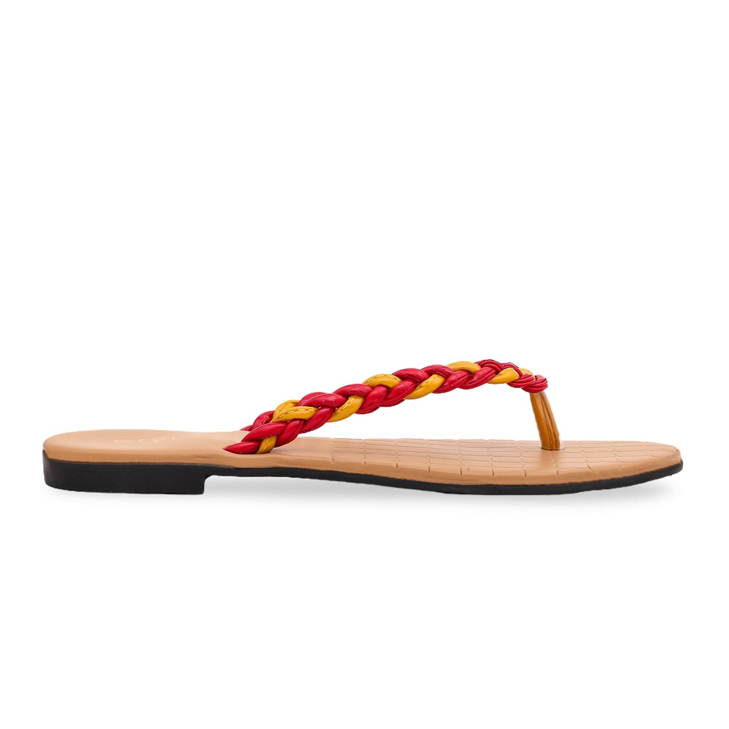 Red Casual Chappal For Ladies BM1786