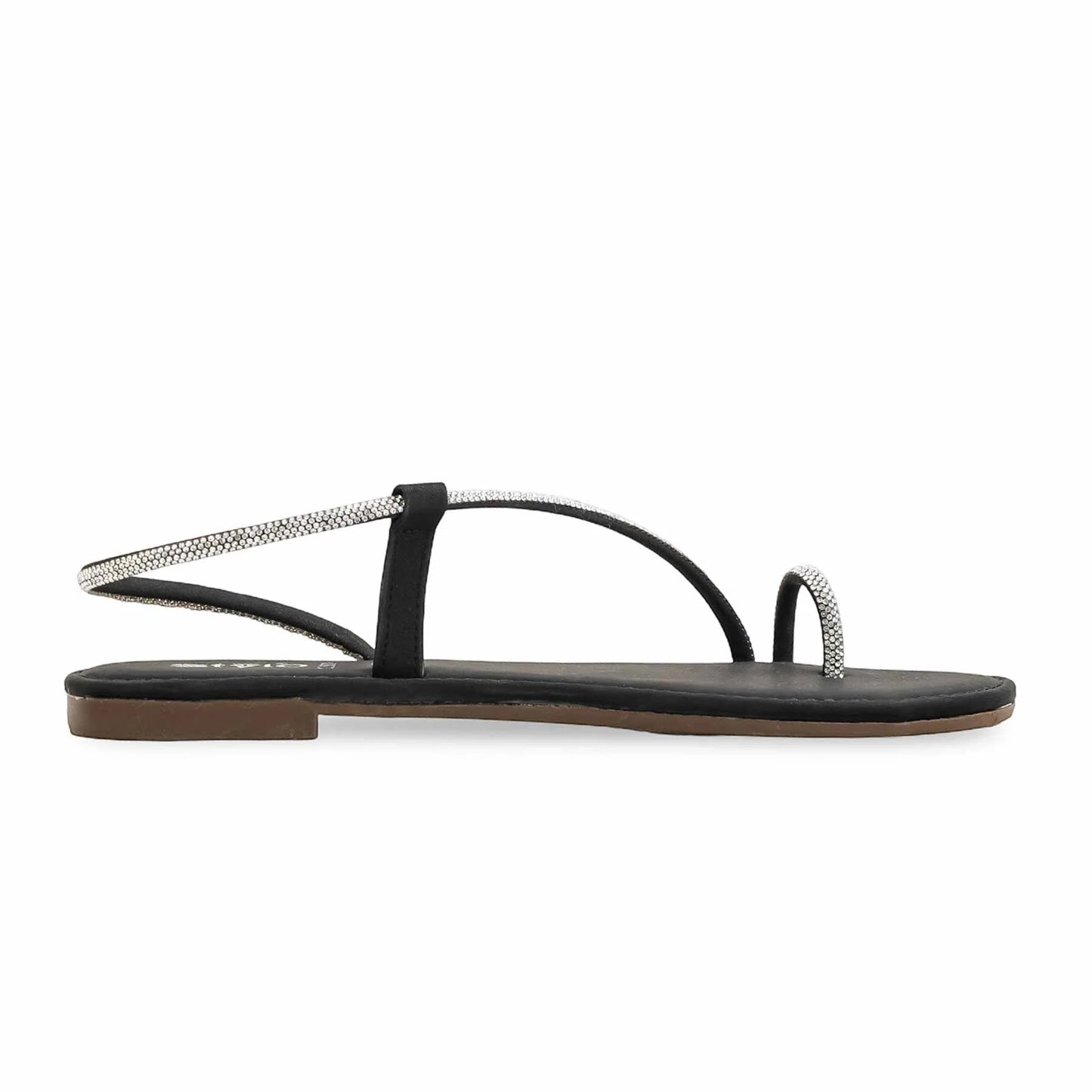 Black Casual Women Chappal BM1880