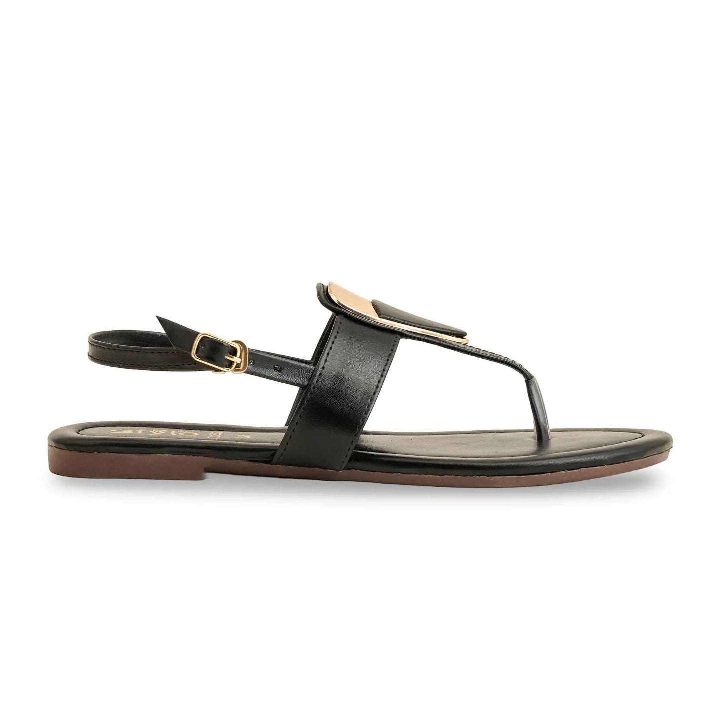Black Casual Chappal BM1882