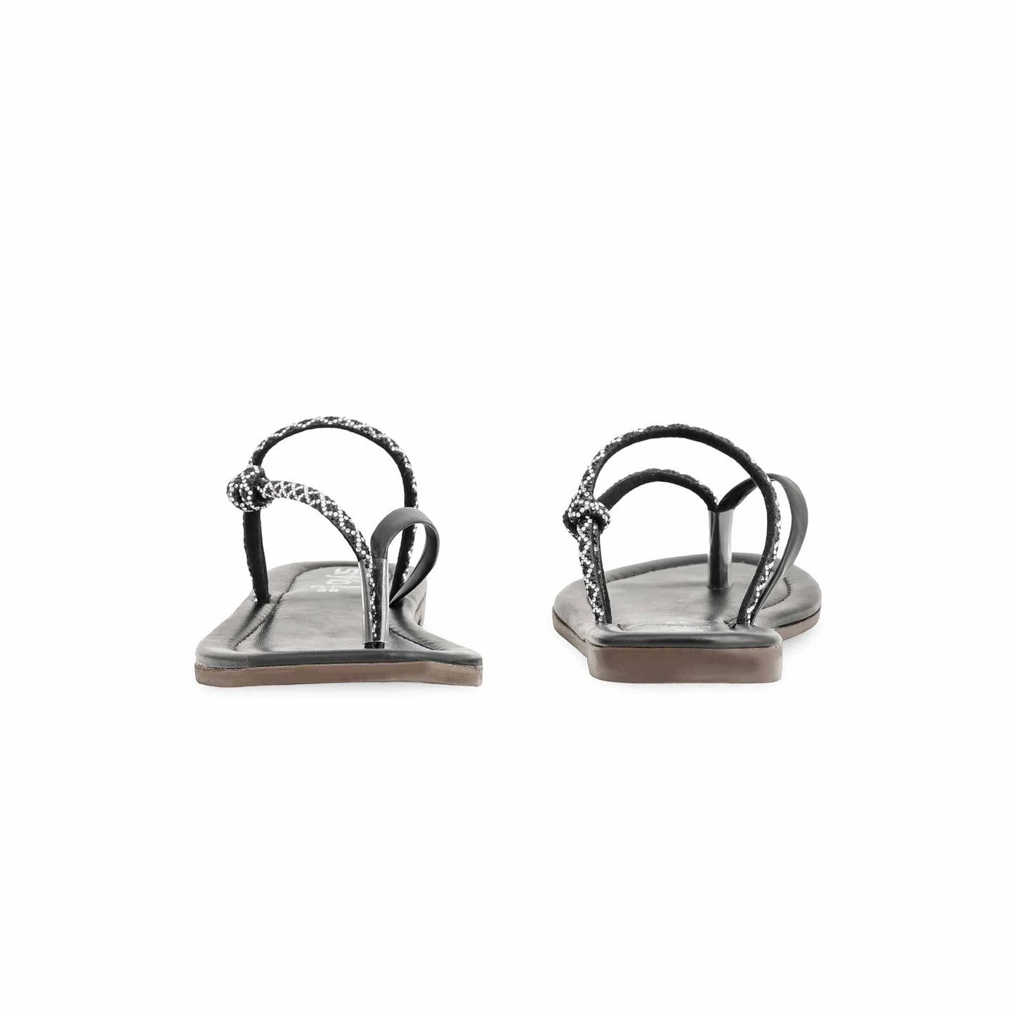 Black Casual Women Chappal BM1906