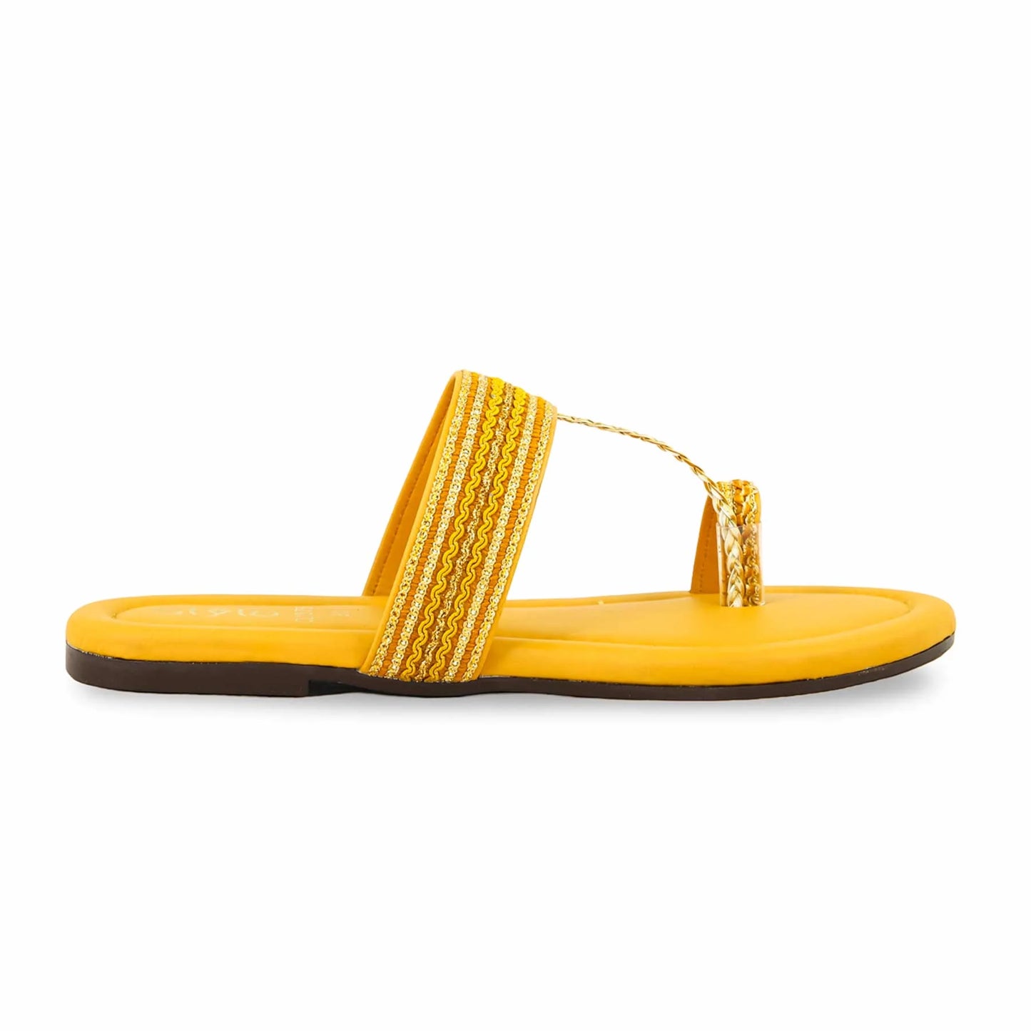 Mustard Casual Chappal For Ladies BM1975