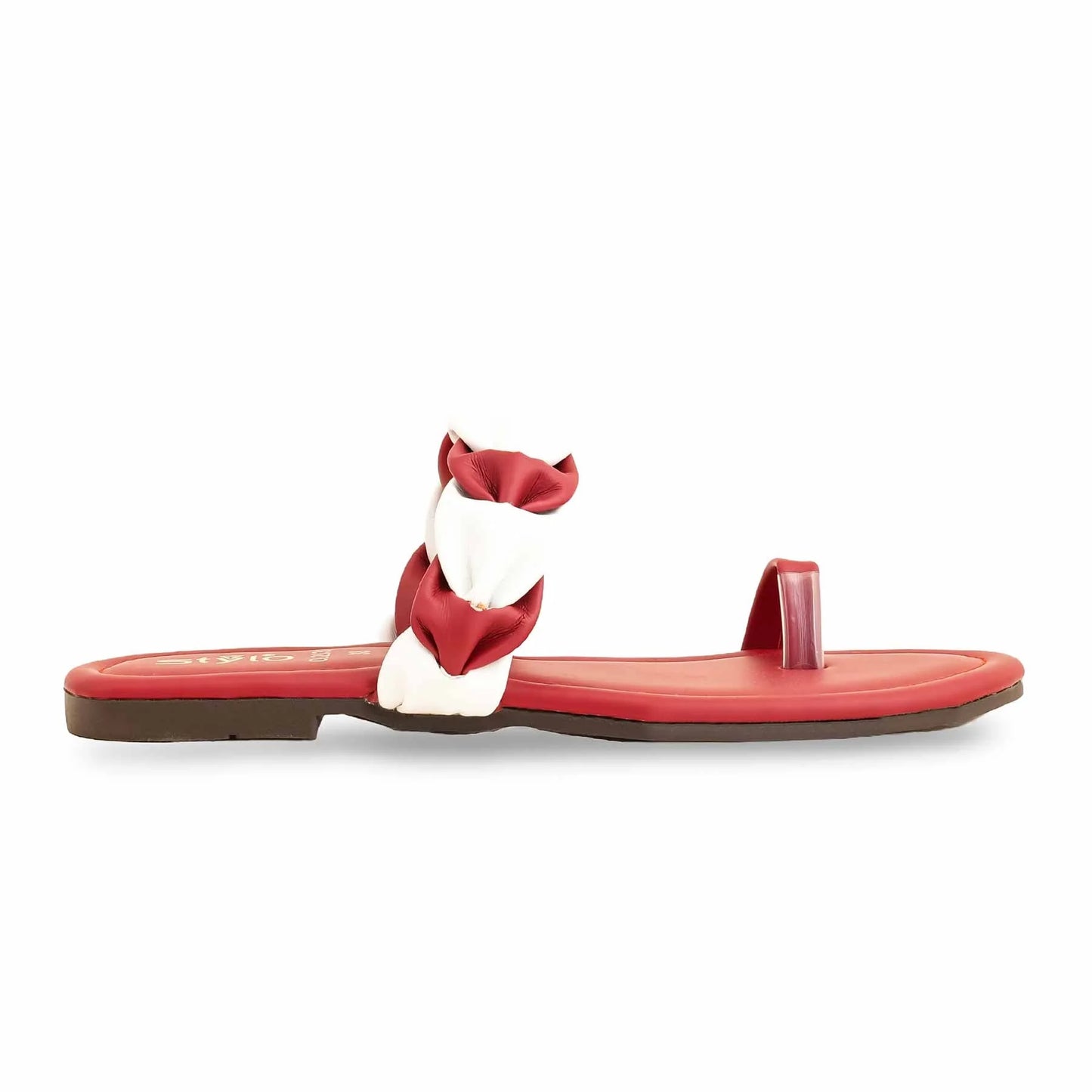 Maroon Casual Chappal For Ladies BM2031
