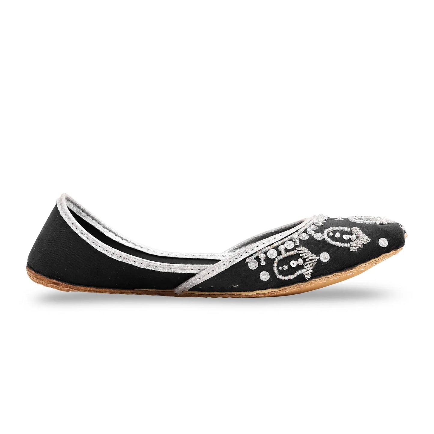 Grey Fancy Khussa For Ladies BM8375