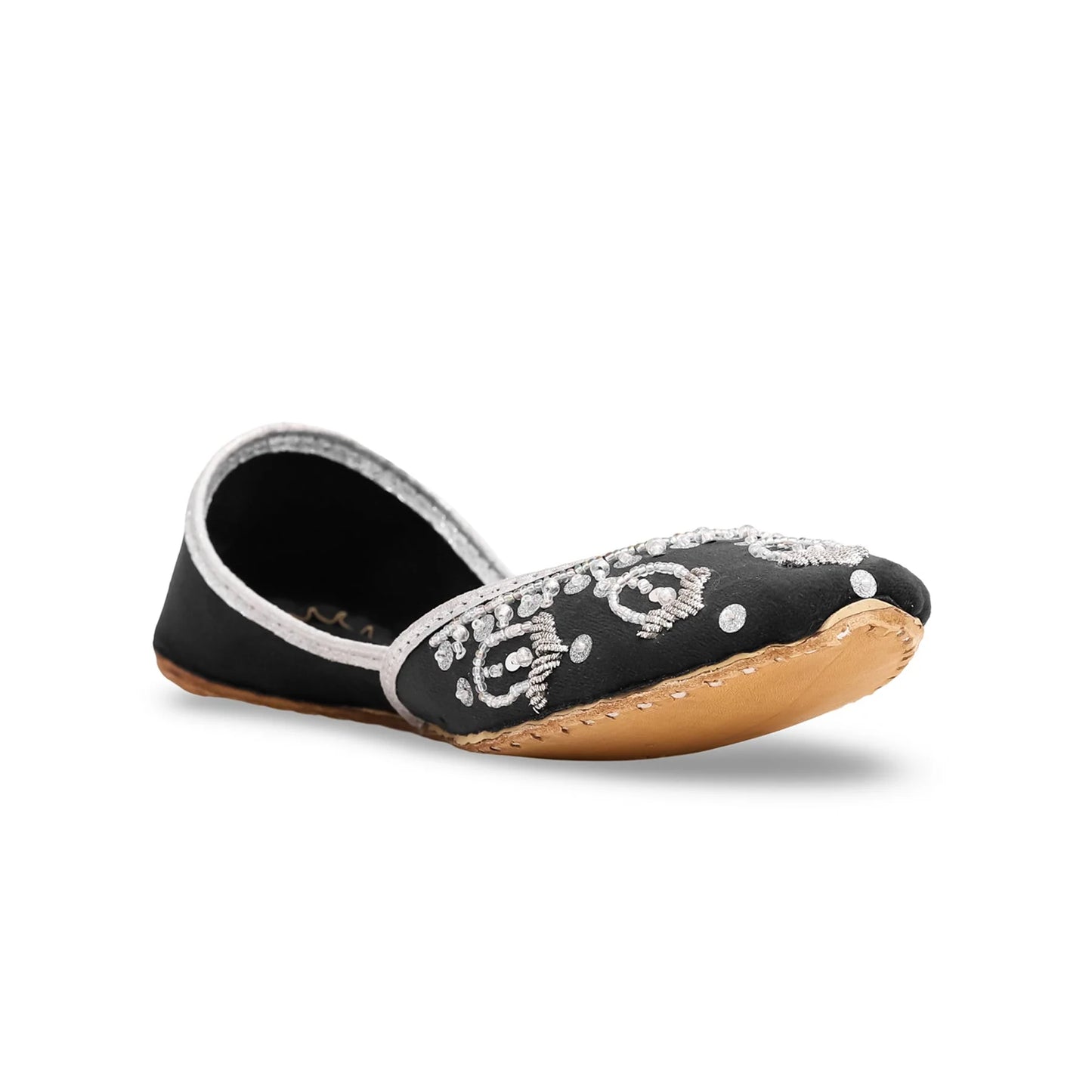Grey Fancy Khussa For Ladies BM8375