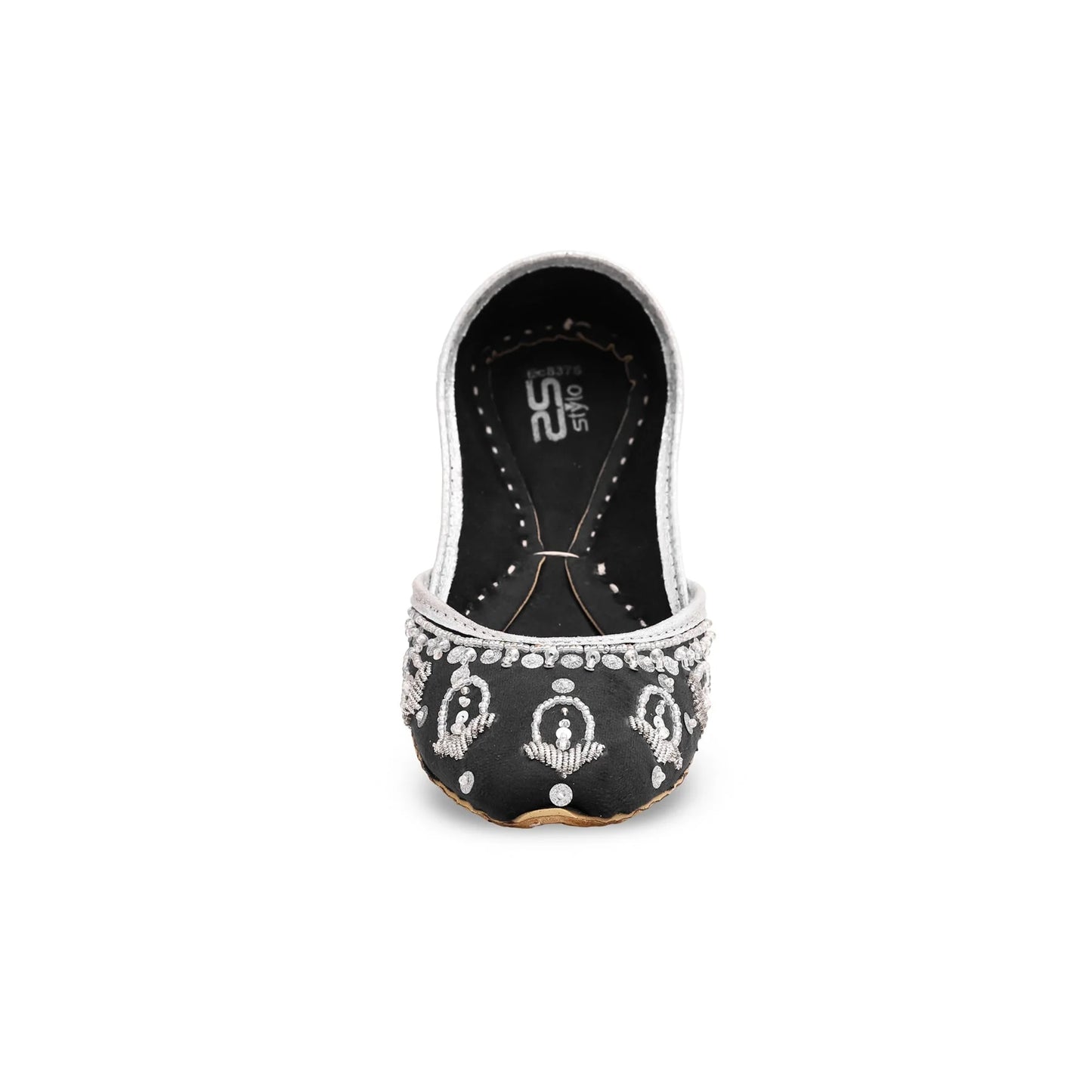 Grey Fancy Khussa For Ladies BM8375