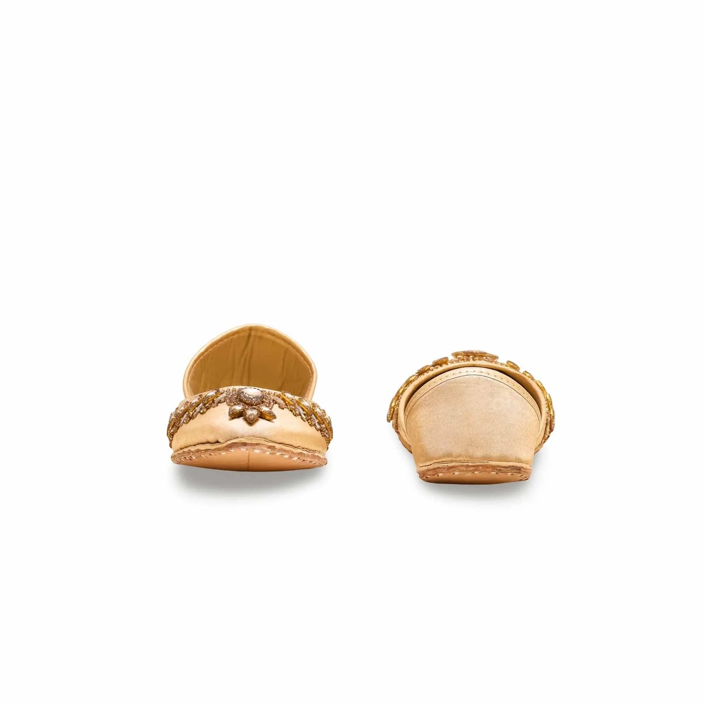 Golden Fancy Khussa For Ladies BM8455