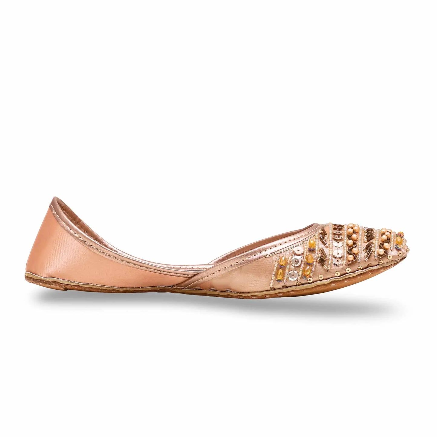 Peach Fancy Khussa For LadiesBM8456