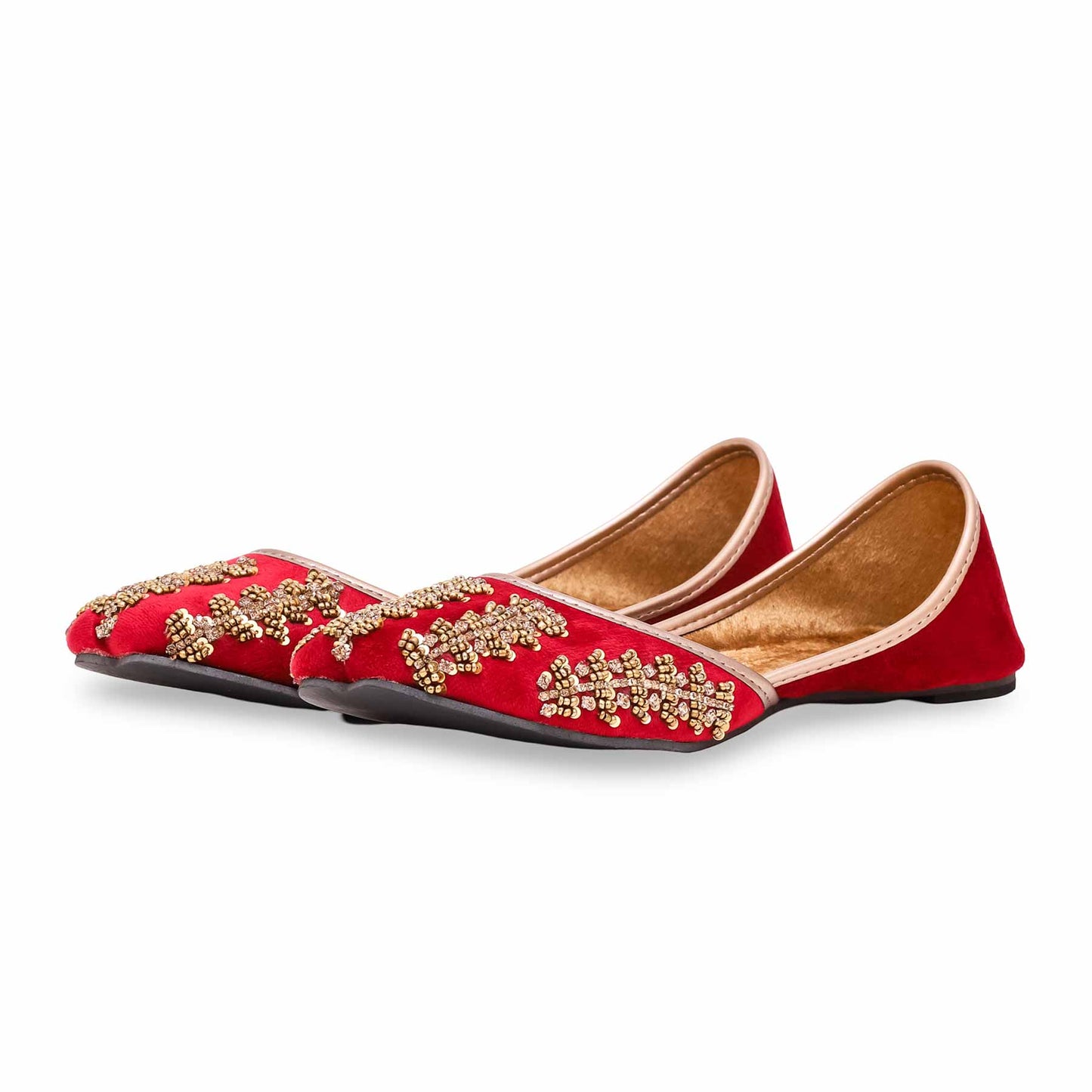 Maroon Fancy Khussa For Ladies BM8469