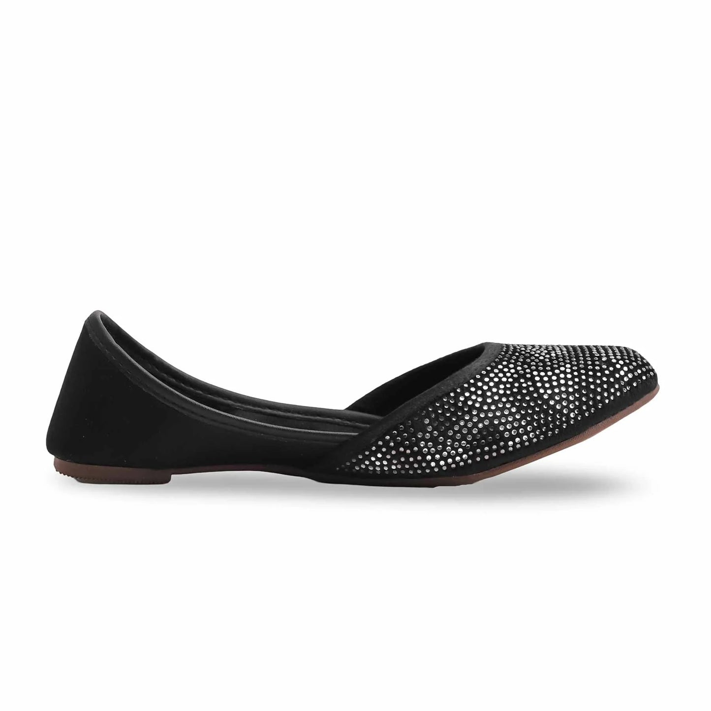 Black Fancy Khussa For Ladies BM8506