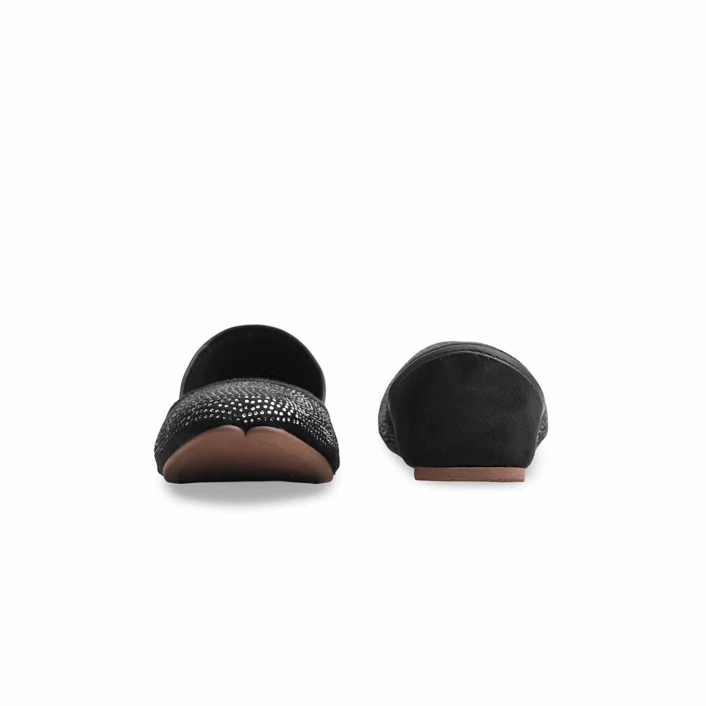 Black Fancy Khussa For Ladies BM8506