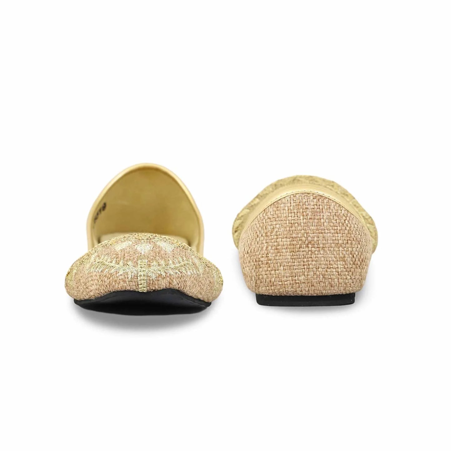 Golden Fancy Khussa For Ladies BM8519