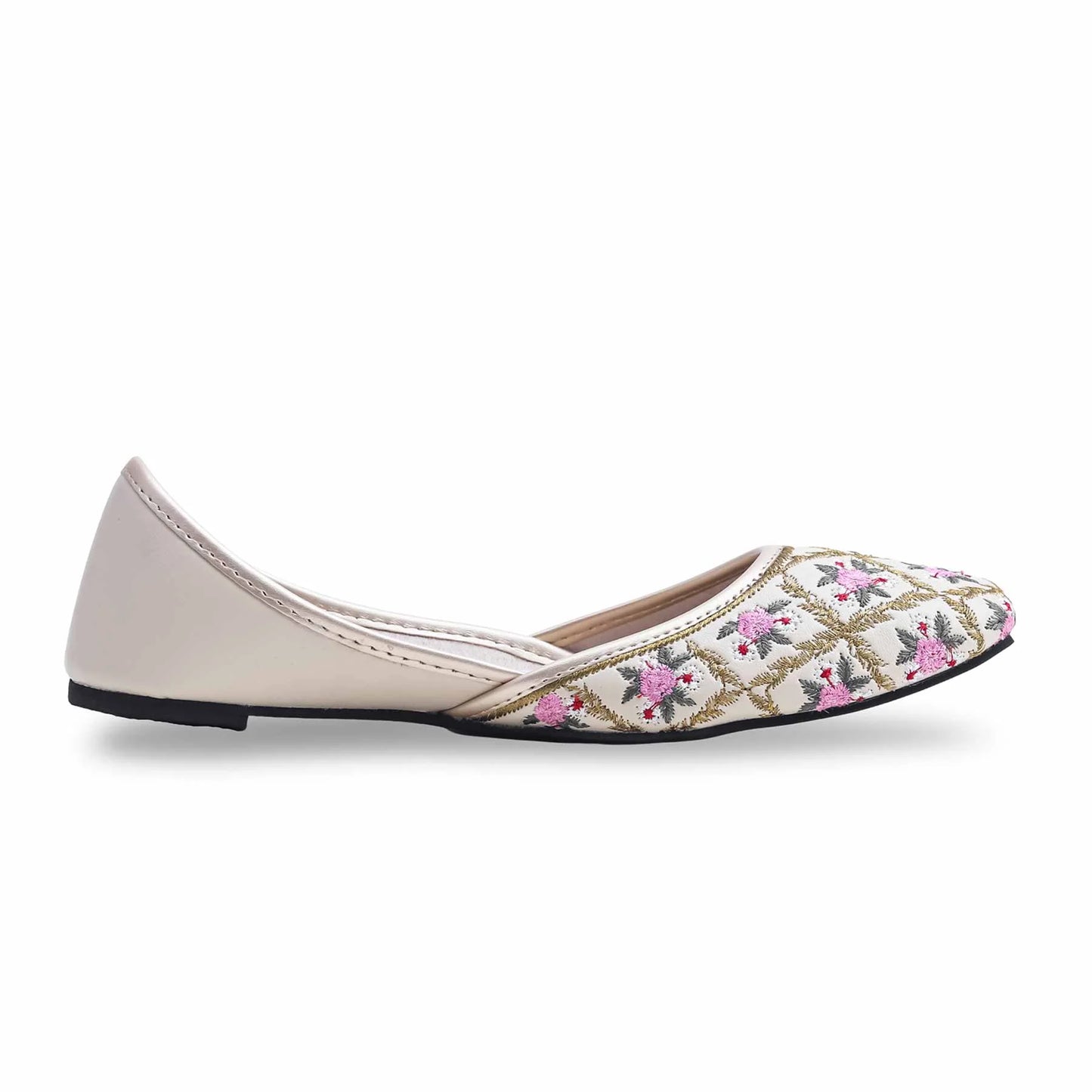 Fawn Fancy Khussa For Ladies BM8520