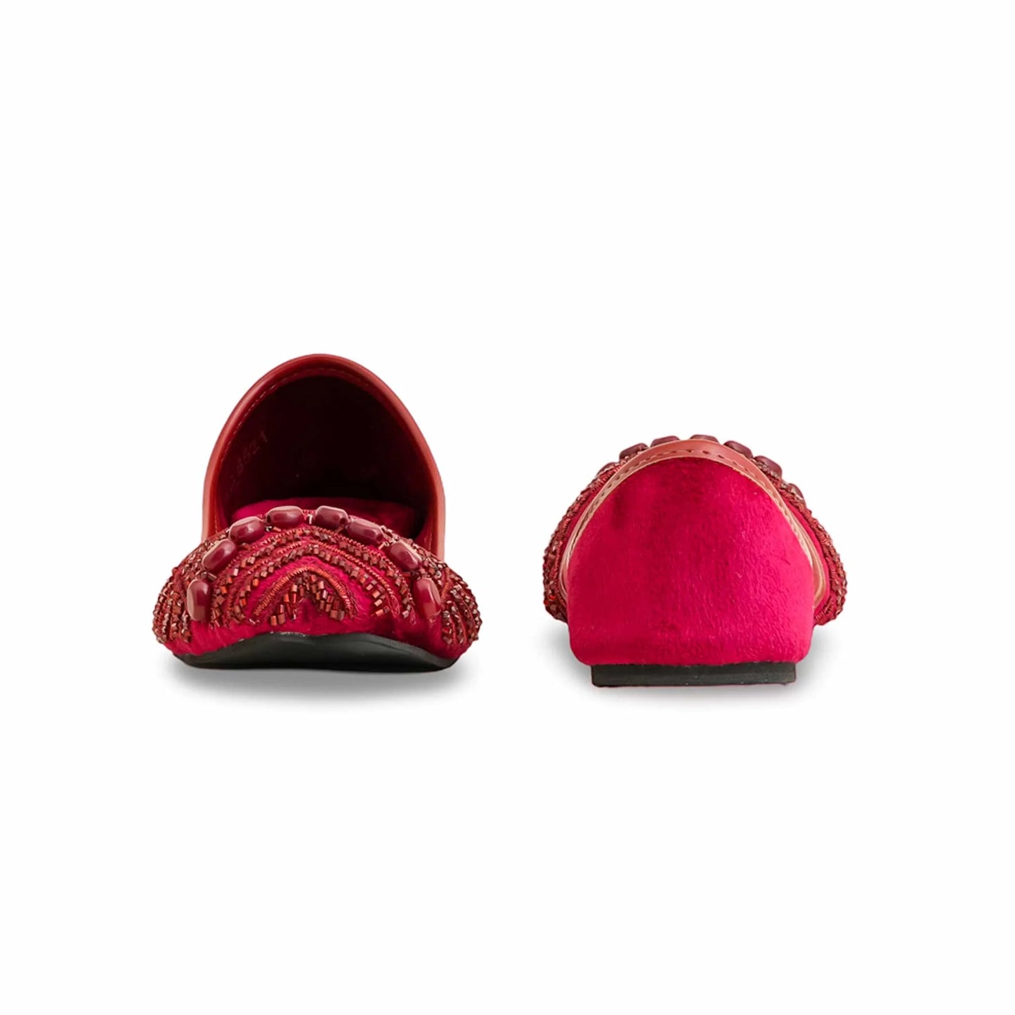 Maroon Fancy Khussa For Ladies BM8521