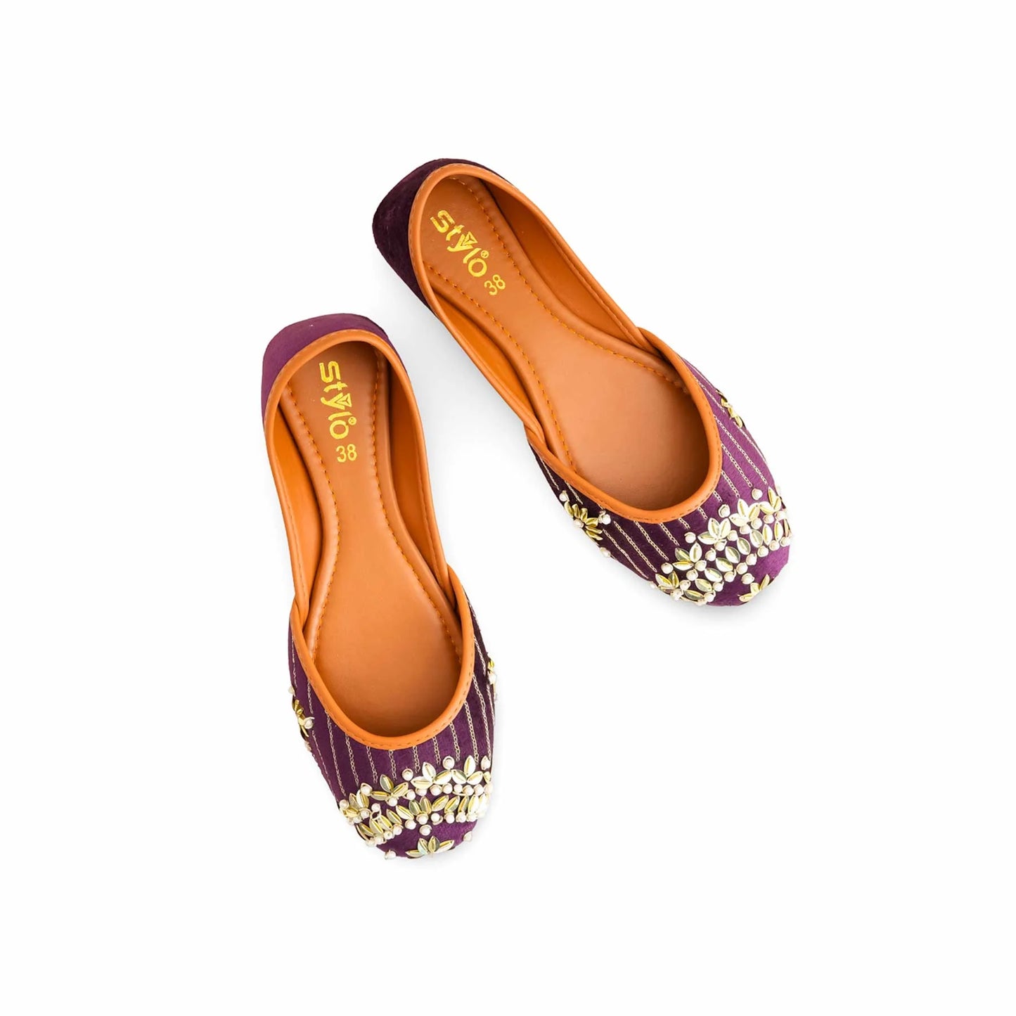 Purple Fancy Khusa For Ladies BM8525