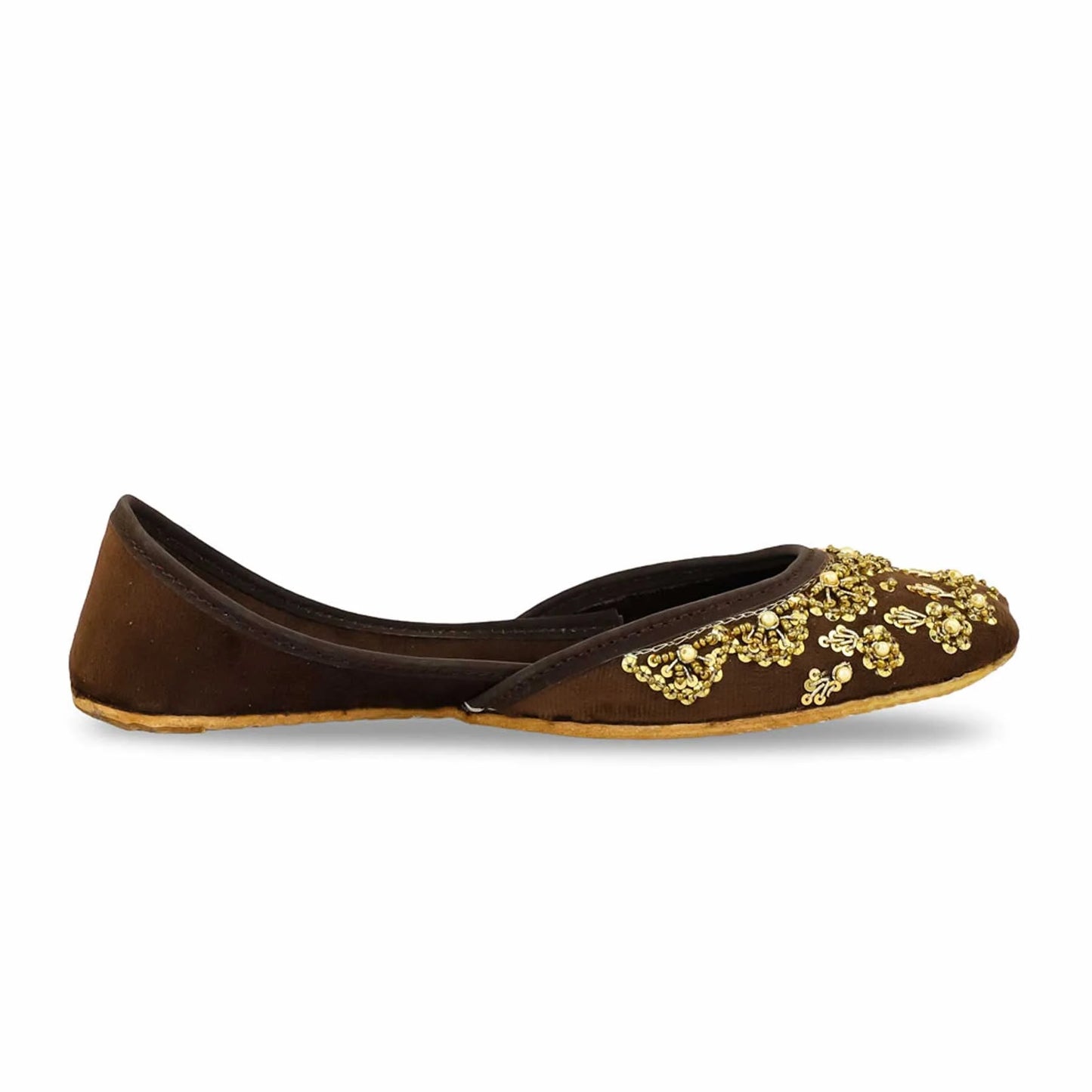 Brown Fancy Khussa For Ladies BM8534