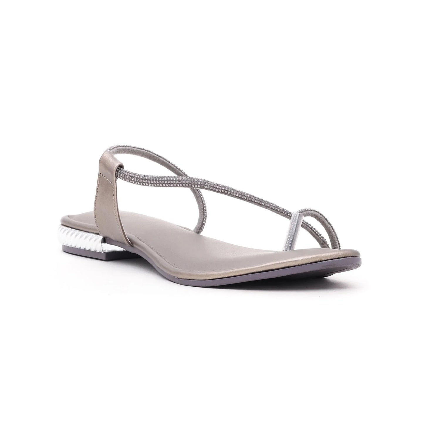 Grey Fancy Chappal For Ladies BM0586