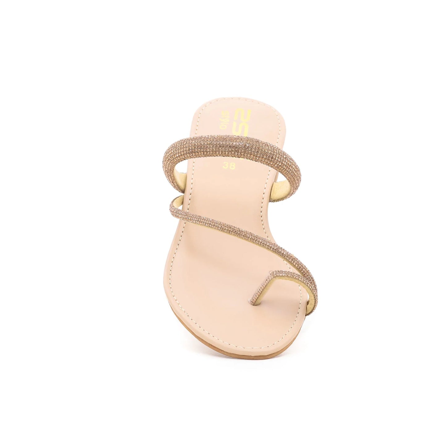 Fawn Fancy Chappal For Ladies BM0595