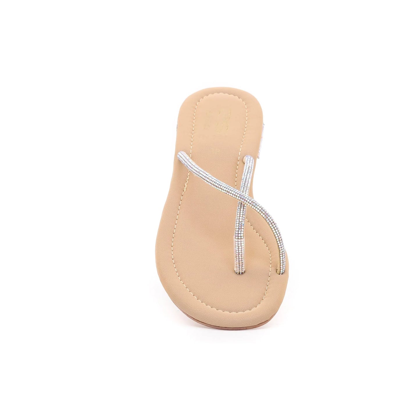 Golden Fancy Chappal For Ladies BM0658