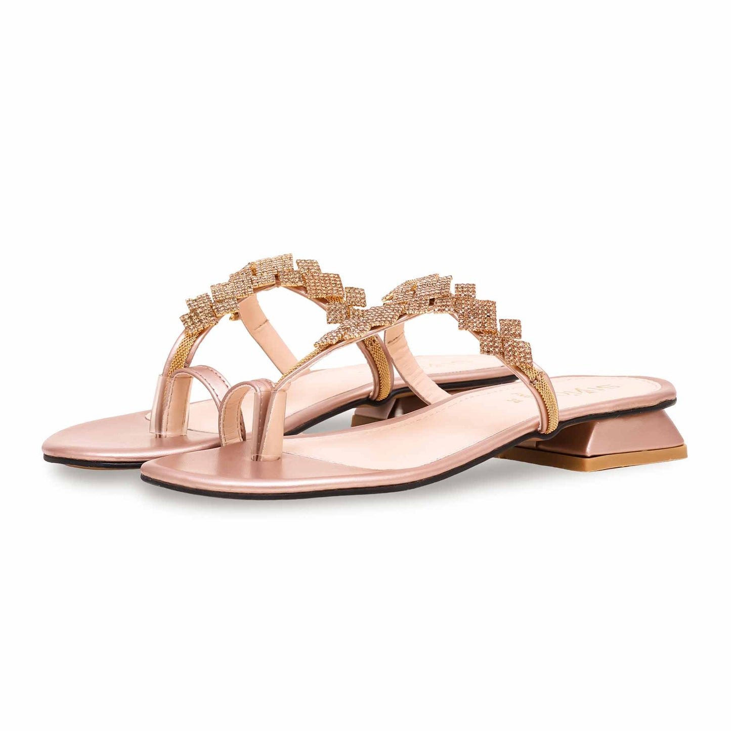 Golden Fancy Chappal BM0729