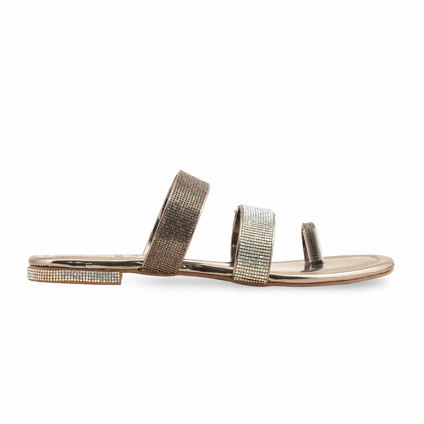 Grey Fancy Chappal For Women BM0798