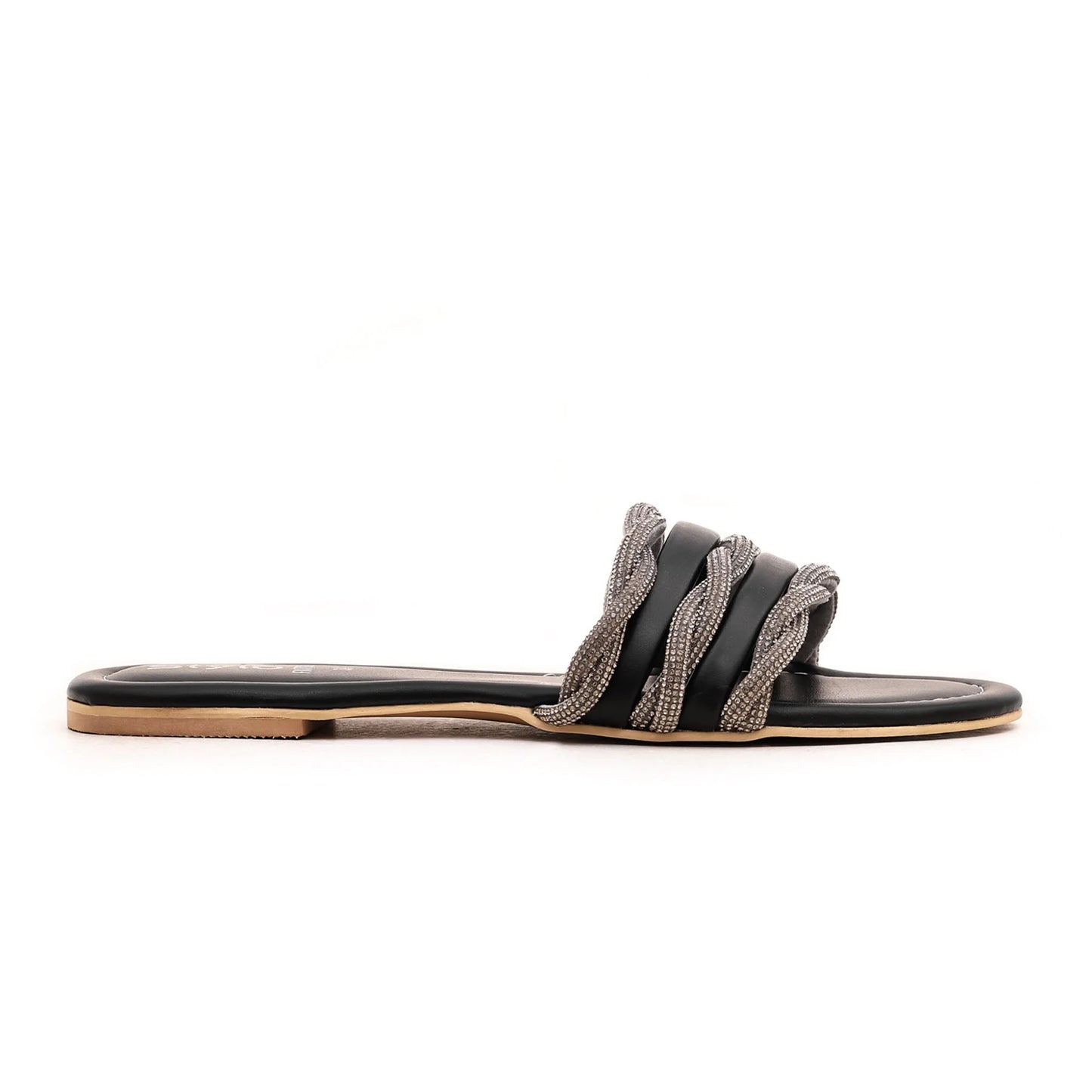 Black Fancy Slipper BM7720