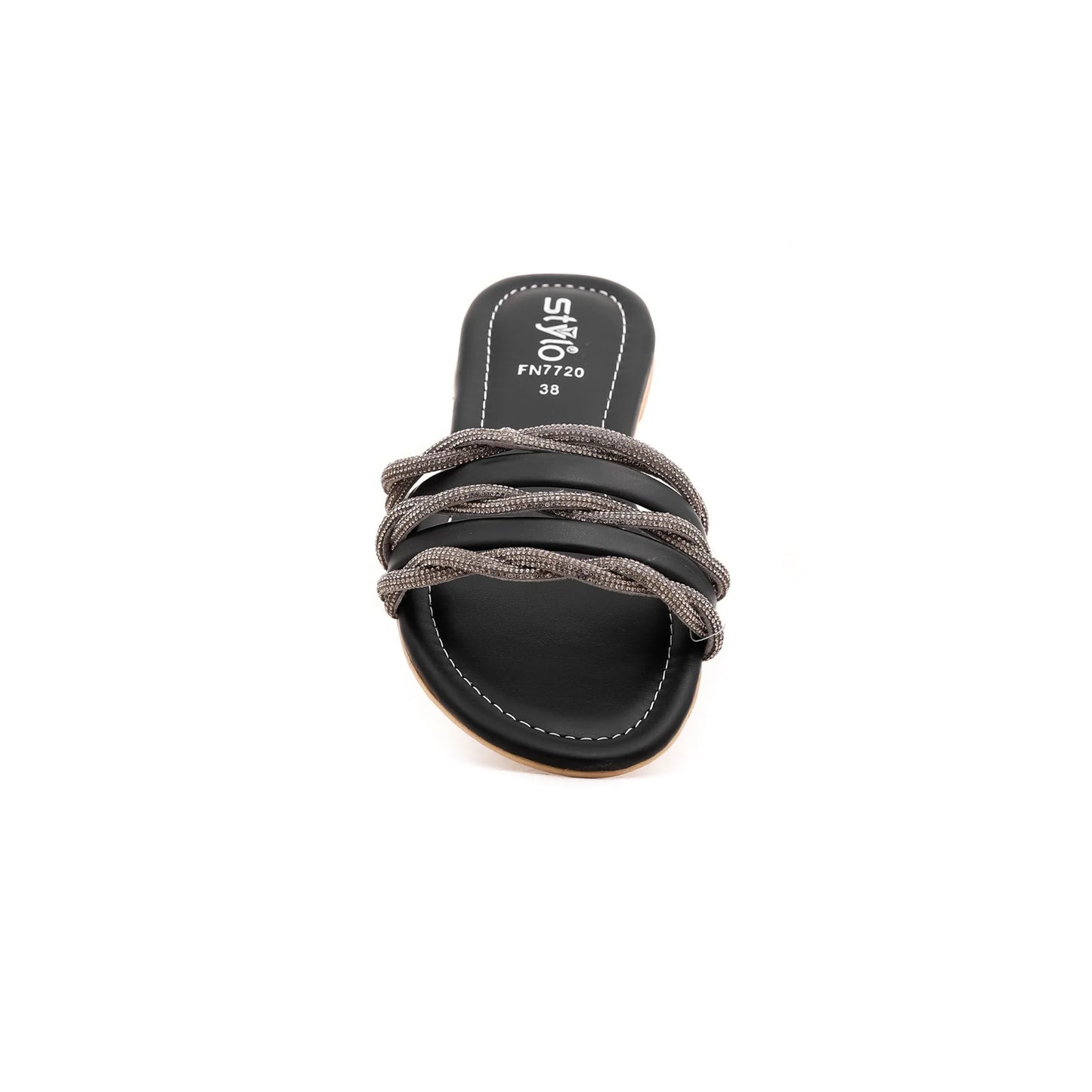 Black Fancy Slipper BM7720
