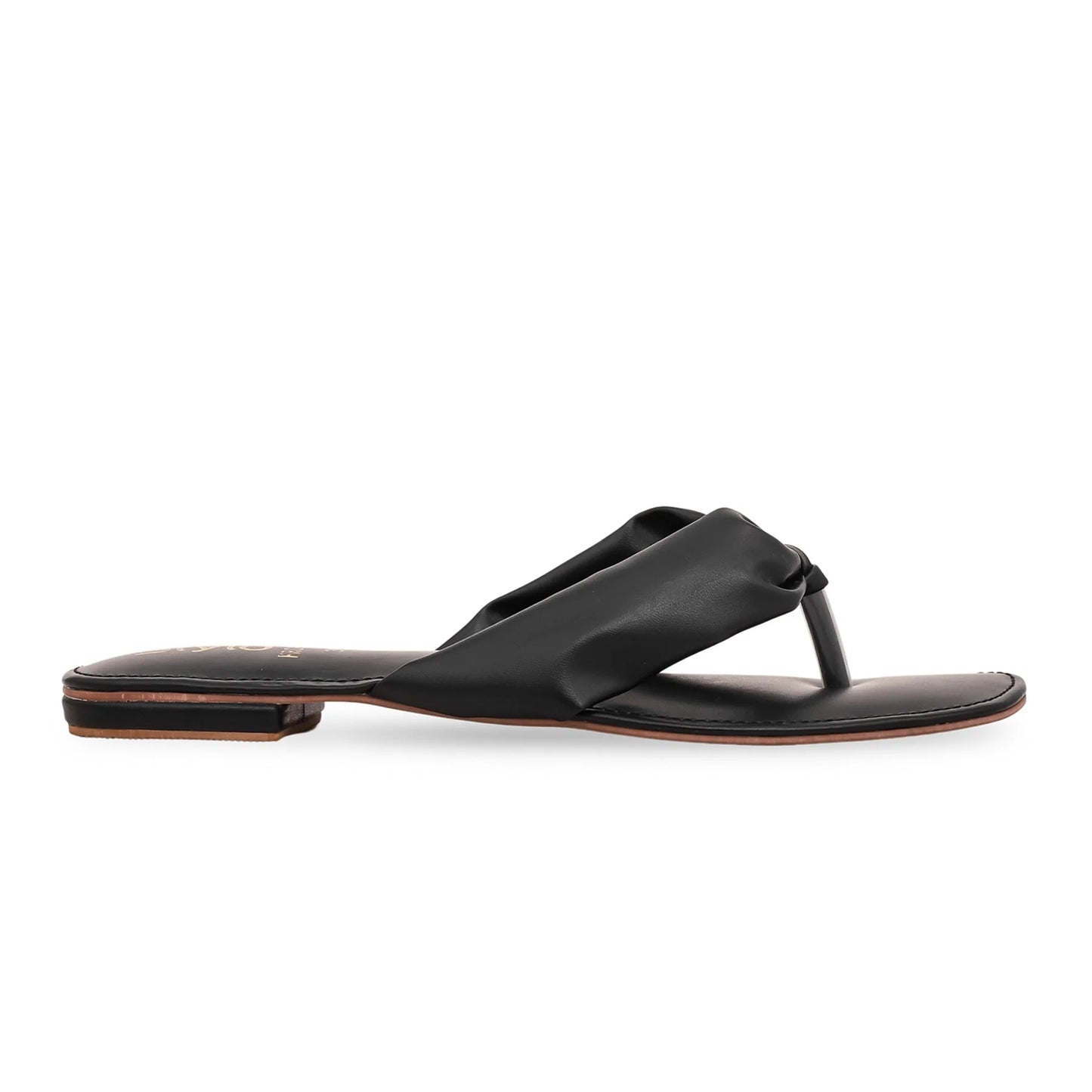 Black Formal Chappal For Ladies BM0516