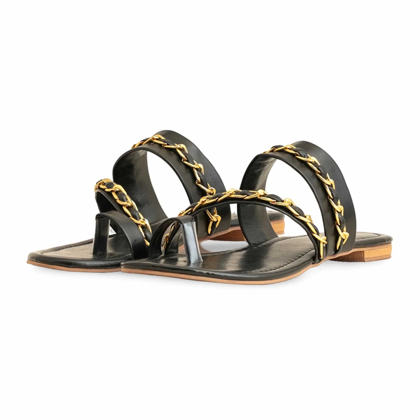 Black Formal Chappal For ladies BM0552