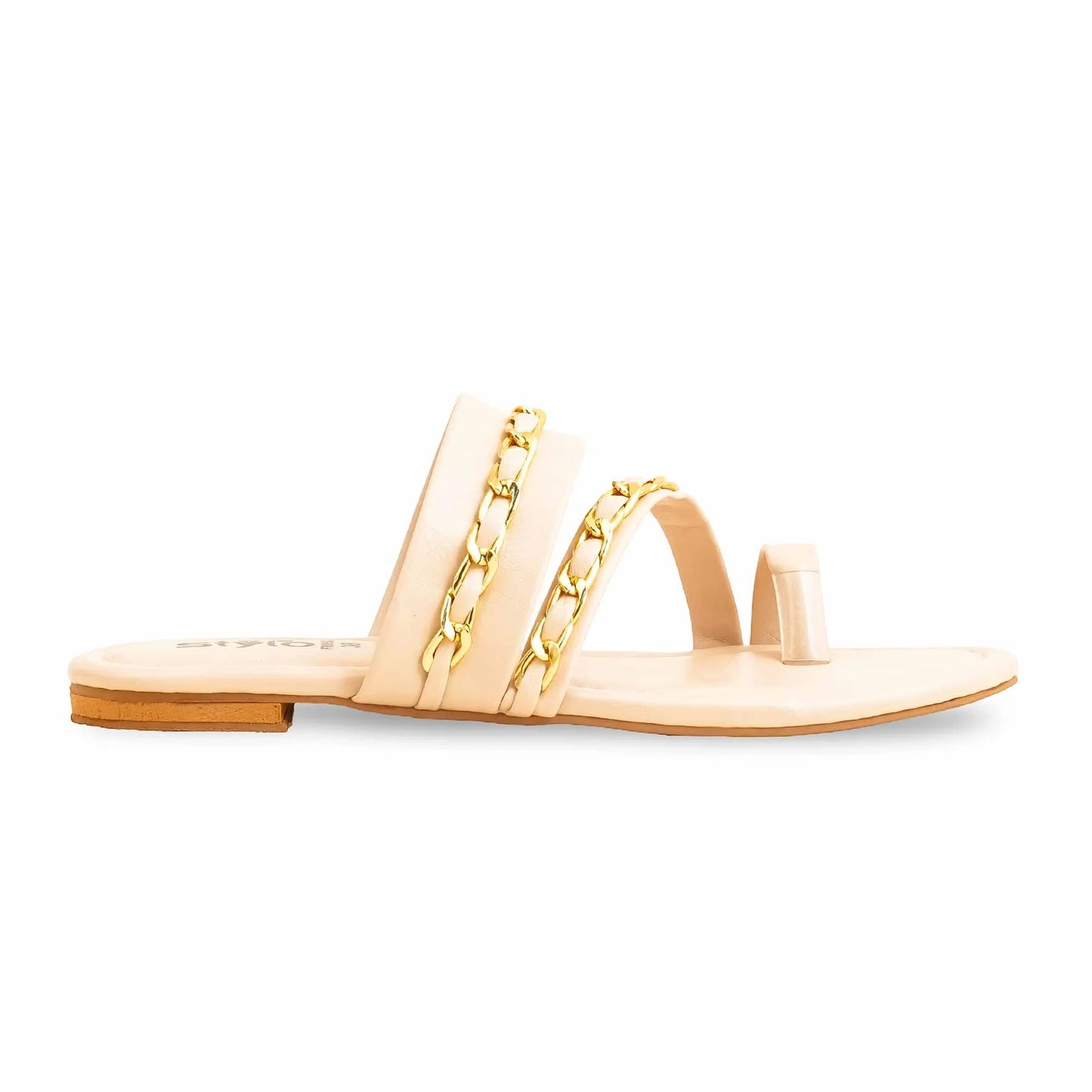 Fawn Formal Chappal For ladies BM0552