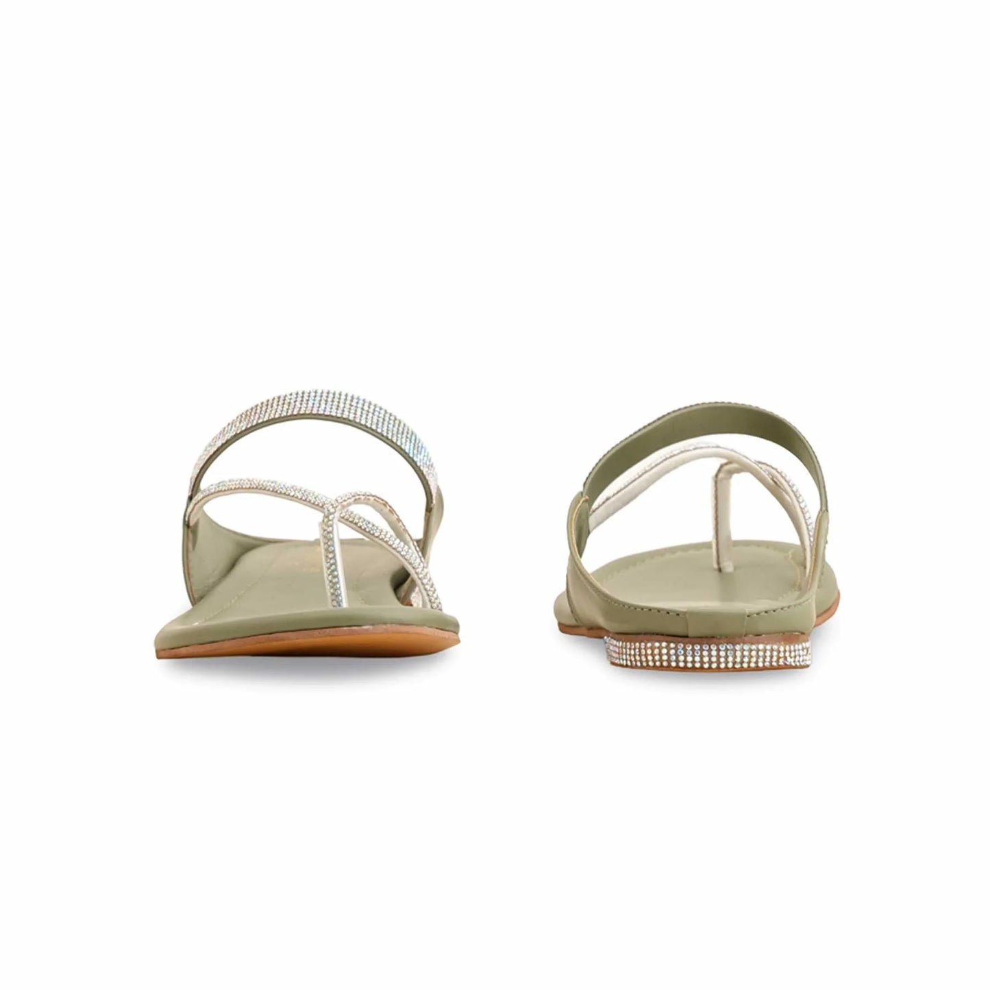 Olive Formal Chappal For Women BM0560