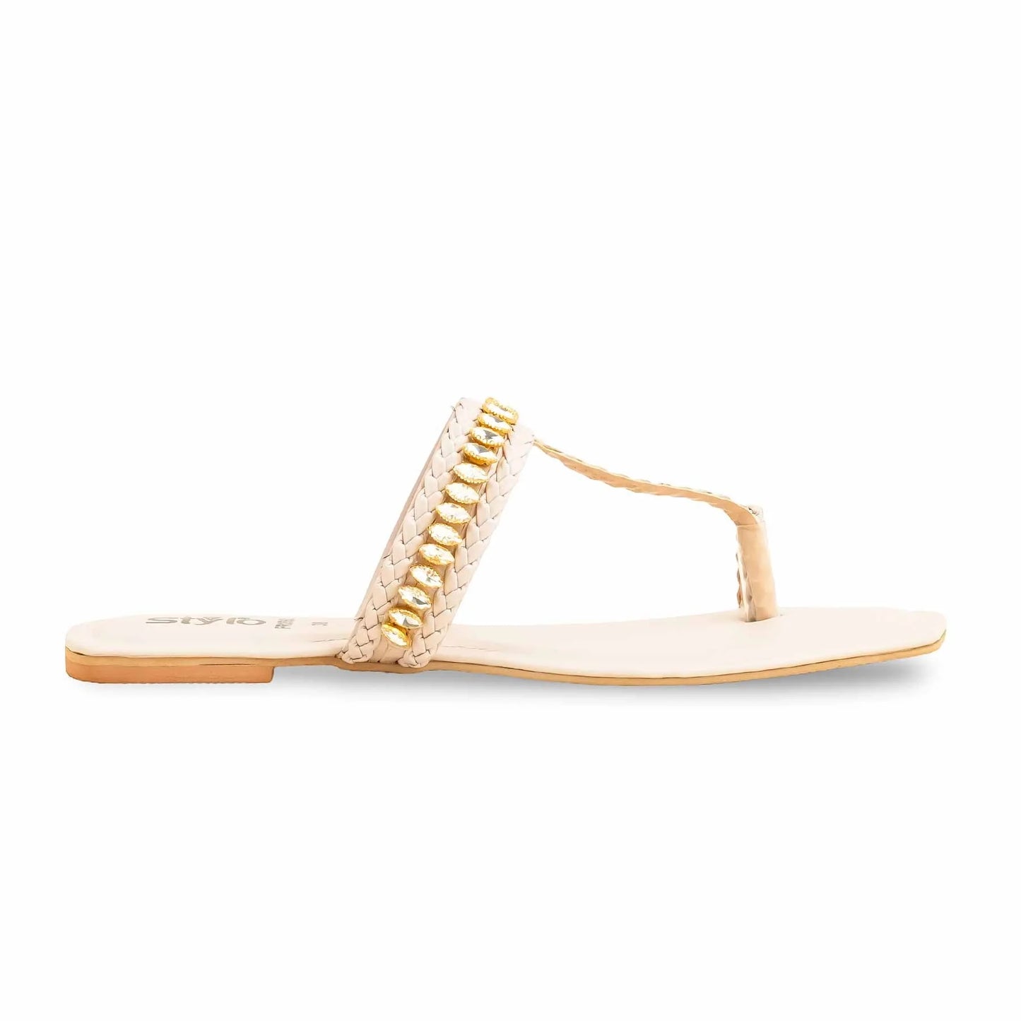 Fawn Formal Chappal For Ladies BM0563