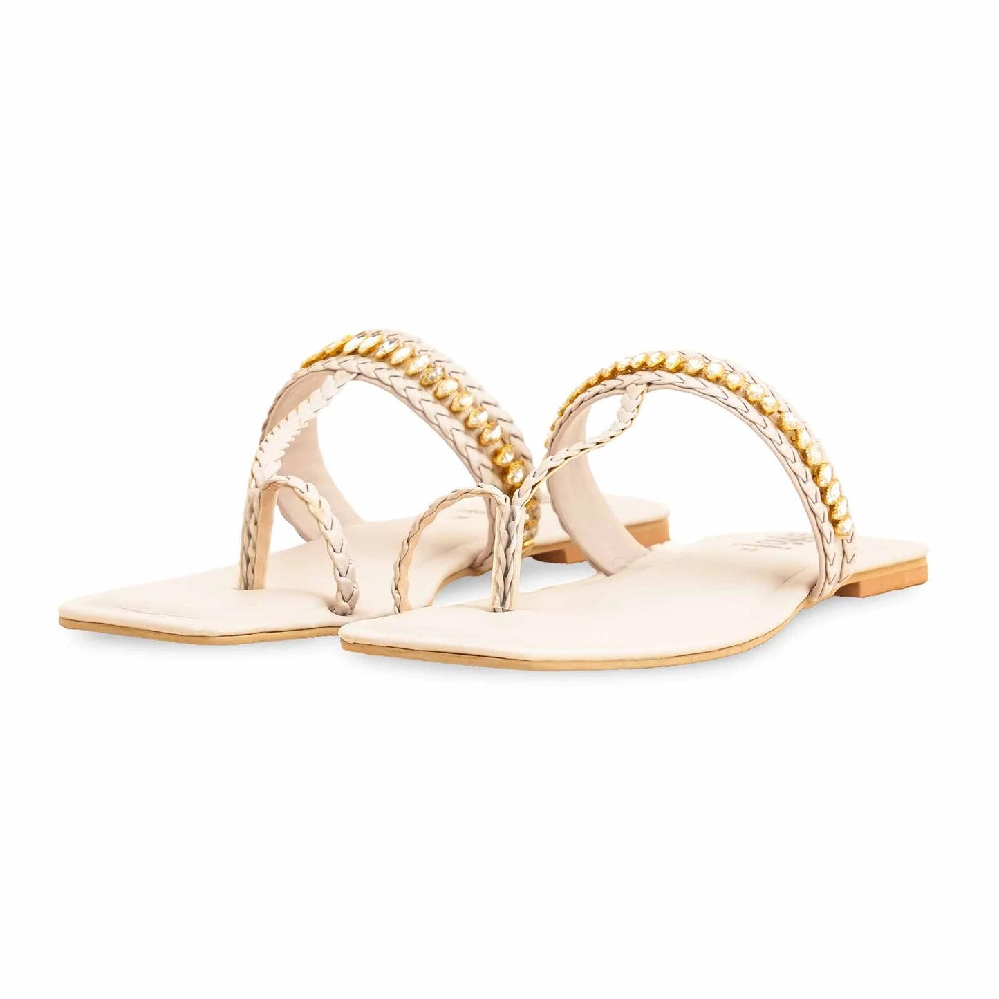 Fawn Formal Chappal For Ladies BM0563