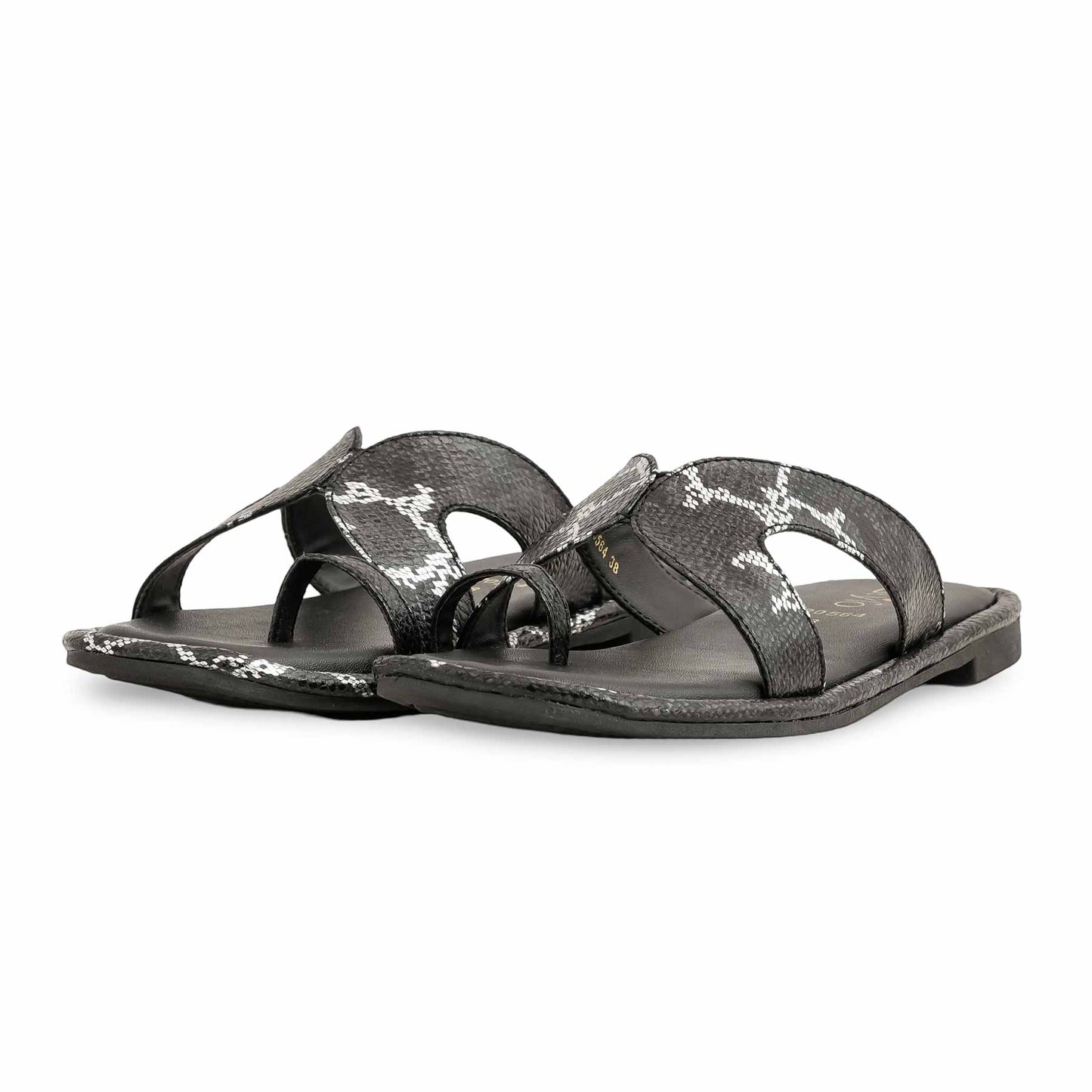 Black Formal Chappal For Ladies BM0564