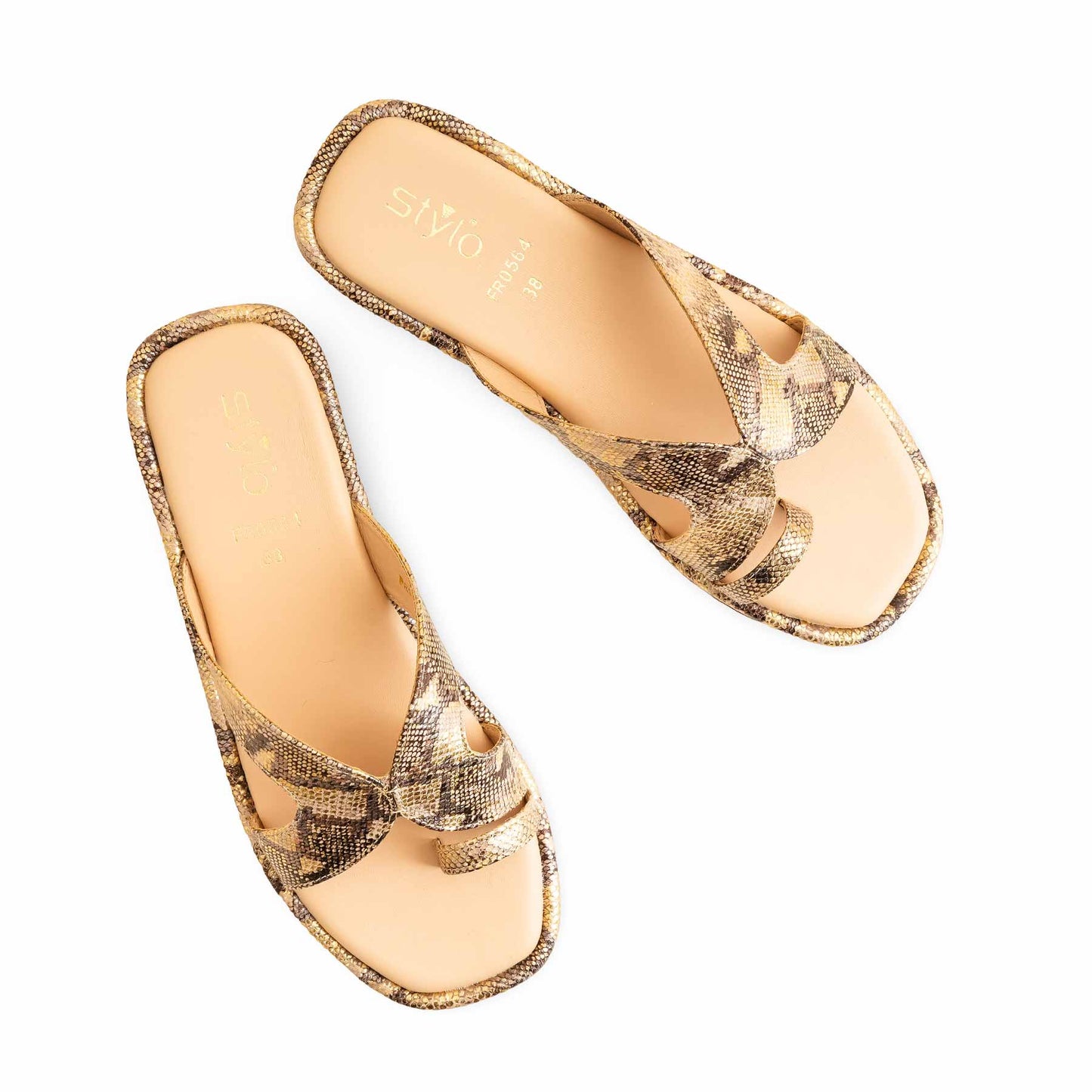 Beige Formal Chappal For Ladies BM0564
