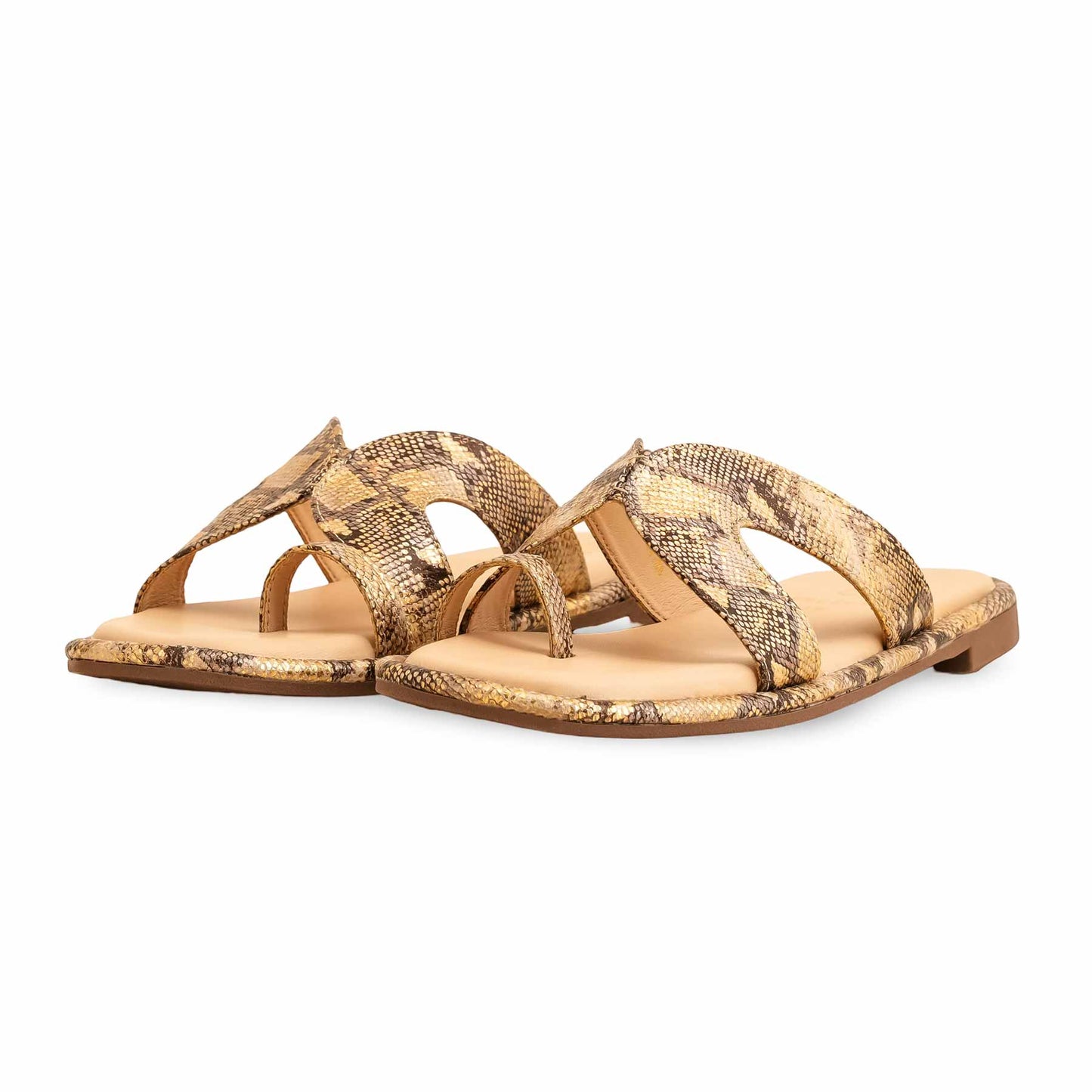 Beige Formal Chappal For Ladies BM0564