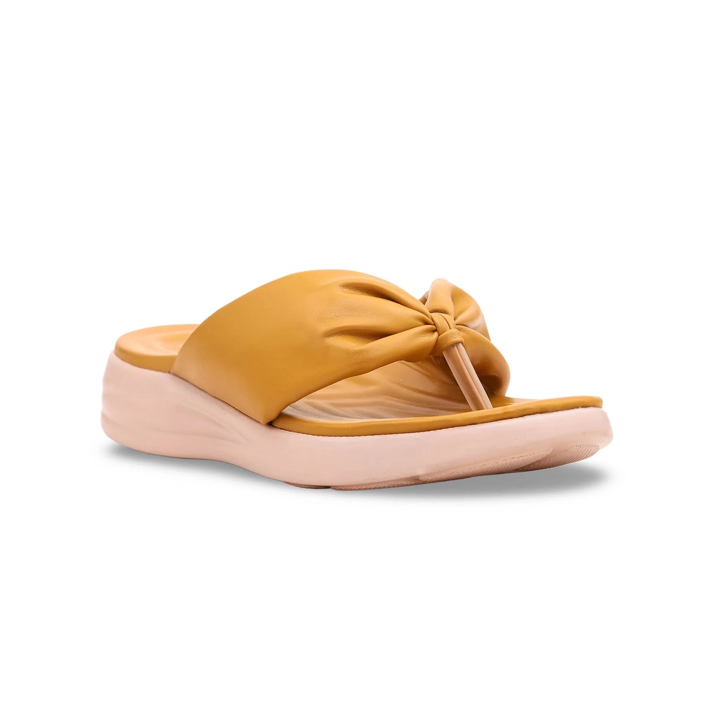 Mustard Formal Chappal For Ladies BM0047