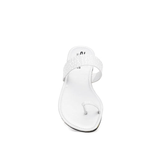 Silver Casual Chappal For Ladies BM1256