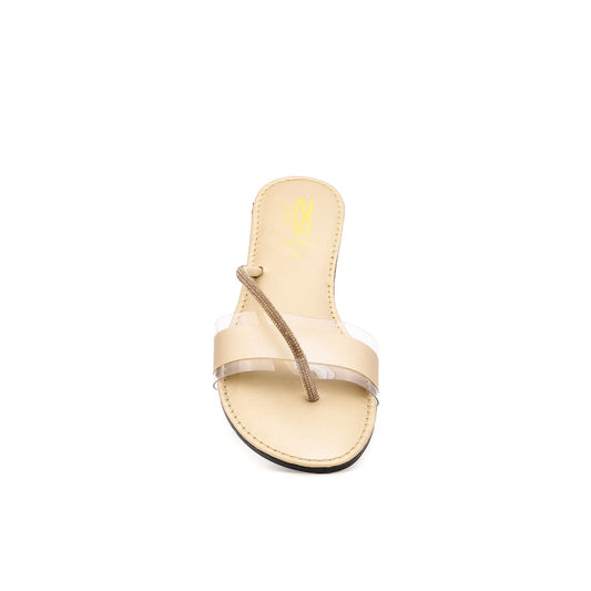 Golden Casual Chappal For Ladies BM1418