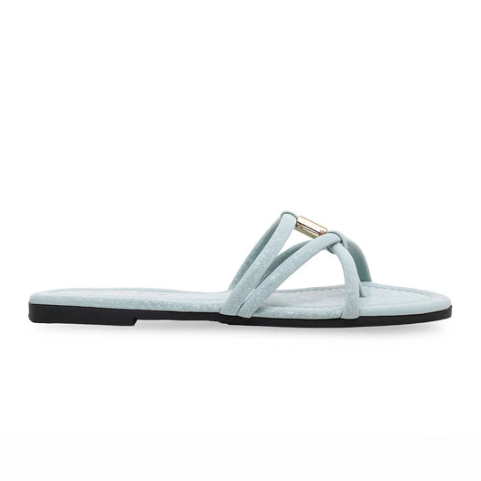 Aqua Green Casual Chappal For Ladies BM1701