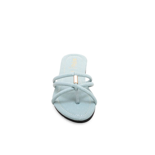 Aqua Green Casual Chappal For Ladies BM1701