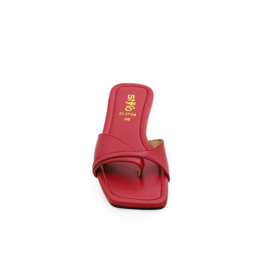 Maroon Casual Chappal For Ladies BM1739