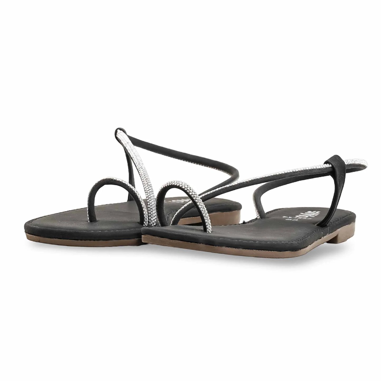 Black Casual Women Chappal BM1880