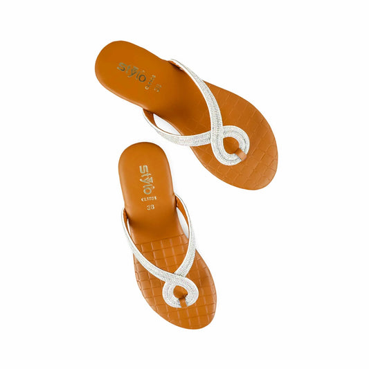Mustard Casual Chappal For Ladies BM1934