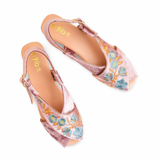 Pink Formal Peshawari Chappal For Ladies BM3184